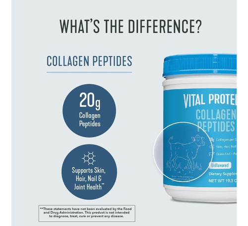 Péptidos De Colágeno Vital Proteins Para Vaca Sabor Sin Sabor