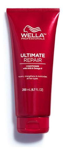 Acondicionador Cabello Dañado Ultimate Repair Wella 200 Ml