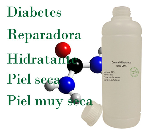 Crema Hidratante Urea 20%, 1 Litro