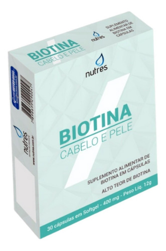 Nutres Biotina 45 Mcg Sabor Without flavor