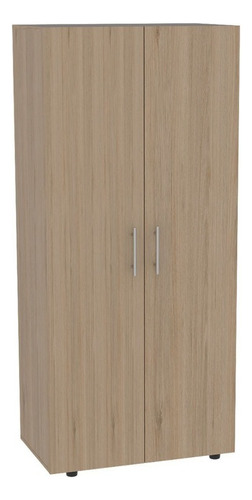 Clóset RTA Muebles Tera color rovere/blanco de madera aglomerada con 2 puertas  batientes