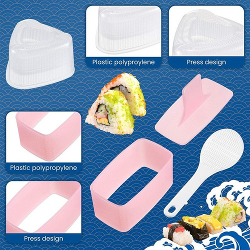 Musubi Press Moldes Para Hacer Sushi Onigiri Molde Antiadher