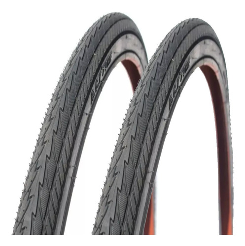 Kit X 2 Cubiertas Bicicleta Sport Rct 28x1 5/8x1 1/4 - Racer