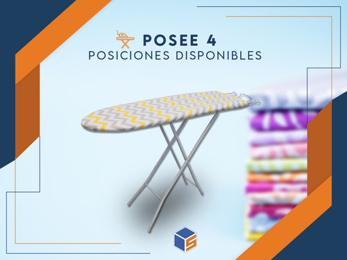 Tabla De Planchar Grande Altura Regulable Reforzada Plegable