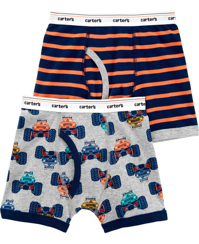 Pack Calzoncillos Carters Boxer X 2 Talle 4-5 