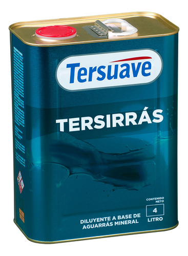 Aguarras Mineral Tersirrás Diluyente Tersuave 4 Lts