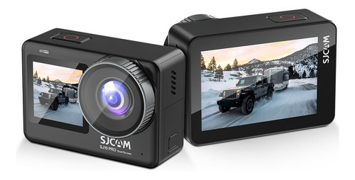 Pantalla táctil Sjcam Sj10 Pro Dual Wifi 4k 60 fps, antivibración, color negro