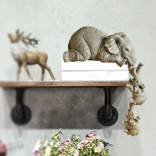 Colección De Decoración Del Hogar Escultura De Elefante De R