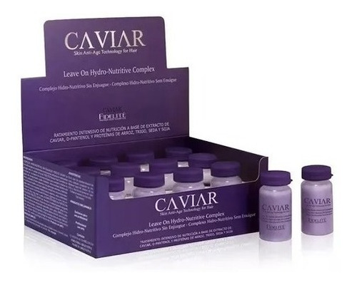 Ampolla Complejo Caviar Hidro-nutritivo X 12u Fidelite 15ml.
