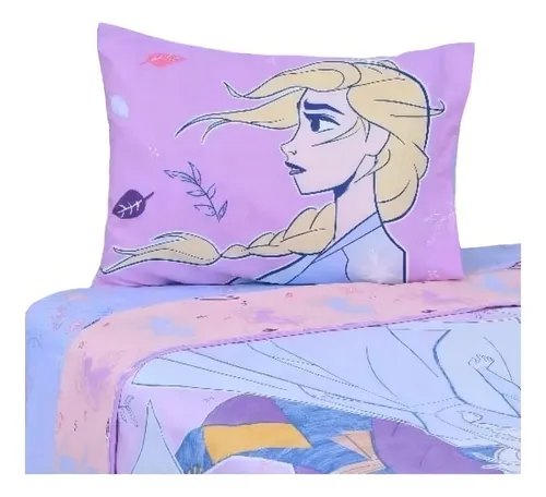 comprar Juego De Sabanas Frozen Elsa 1.5 Plazas Diseño De La Tela Liso
