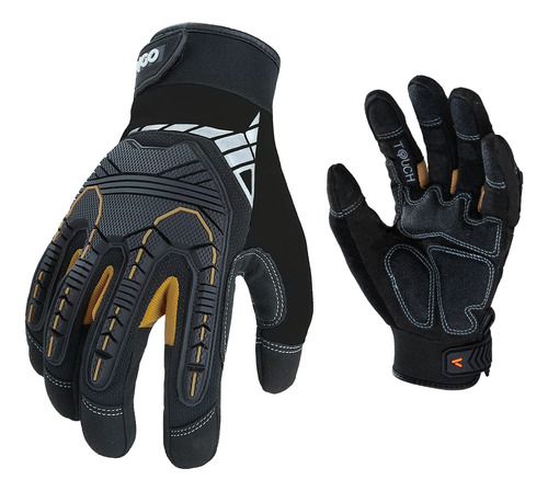 Vgo... 3 Pares De Guantes De Trabajo Para Hombres Resistente