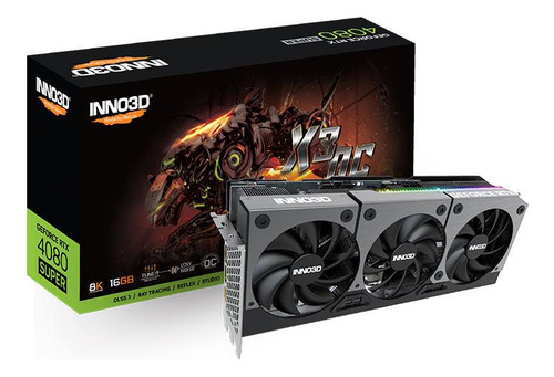 Placa De Video Inno3d Geforce Rtx 4080 S X3 Oc 16gb Gddr6x