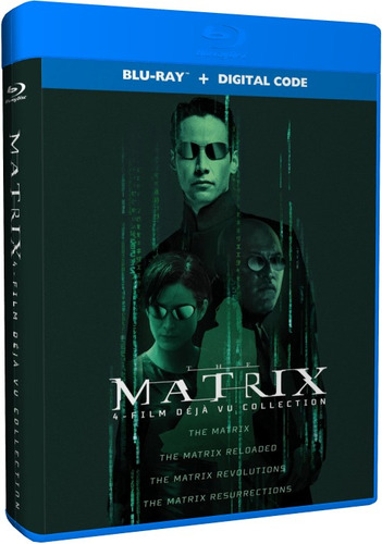 Colección The Matrix 4 Movies Bluray Bd25, Latino