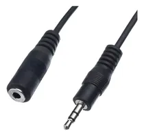Comprar Cable Extensor Audio Auxiliar Mini Plug 3.5mm Macho A Hembra