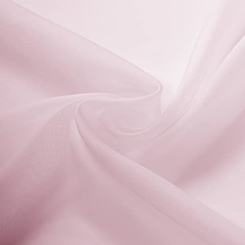 Sitown - Cortinas Semitransparentes De Color Rosa Bebé De 8