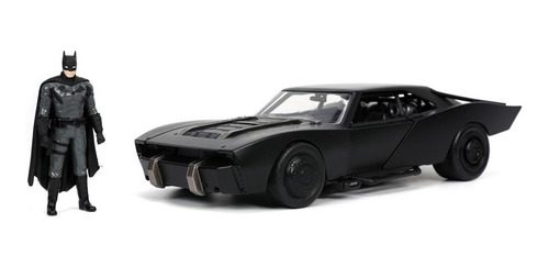 Imagen 3 de 10 de The Batman Batimovil Con Figura Dc Jada Escala 1:24 Original