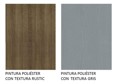 Mesa De Comedor Rectangular Madesa 6 Puestos Marrón Gris