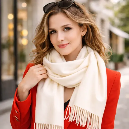 Cachecol Lenço Pashmina Xale Echarpe Grosso Varias Cores