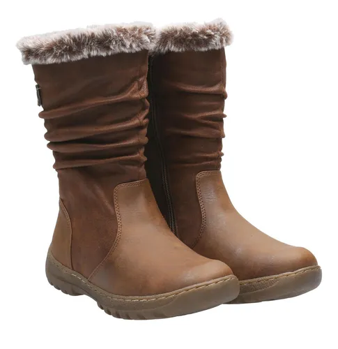 Bota Azaleia Samas 2 Caf Mujer Cuotas sin inter s