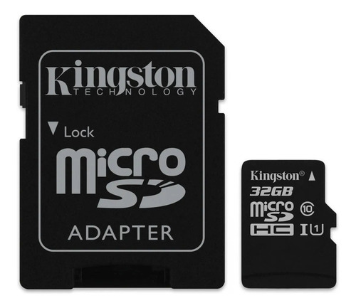 Cartão De Memória Kingston Sdcs Canvas Select Com Adaptador