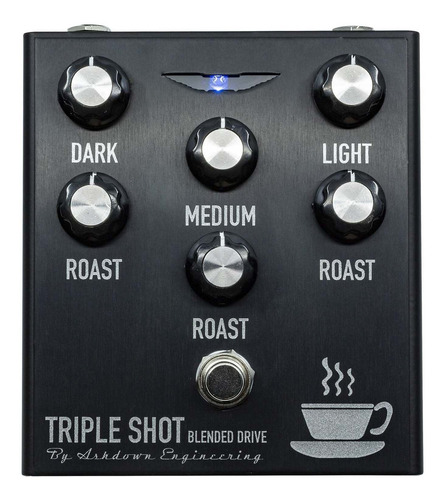 Pedal De Efeito Para Baixo Ashdown Triple Shot Blended Drive