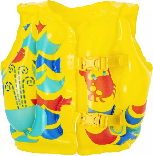 Chaleco Salvavidas Infantil Tropical Pileta 41x30cm Bestwa