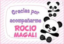 Comprar Kit Imprimible Osito Panda Mod.1 Rosa - Deco Y Candy Bar