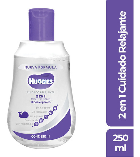 Shampoo Y Jabón Liquído Huggies 250ml