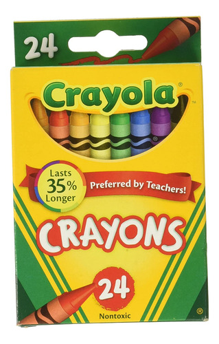 Lápices De Colores Crayola 24 Colores, (paquete De 6), Multi