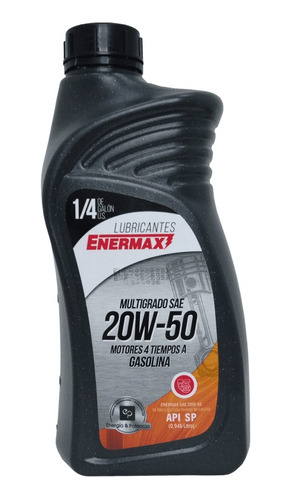 Aceite Enermax 20w50 Motor - Cuarto