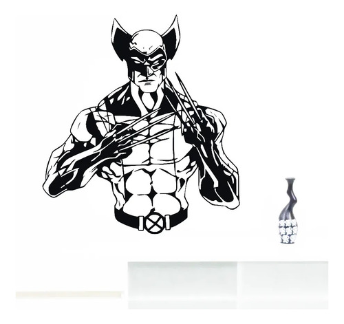 Vinilos Adhesivos Sticker Pared Decorativo Wolverine 57x72cm