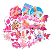 Comprar Stickers Barbie X20 En Plancha Troquelados Deco Notebooks