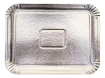 Comprar 10 Bandejas De Carton Plata Para Masas N°2 15x20cm. 