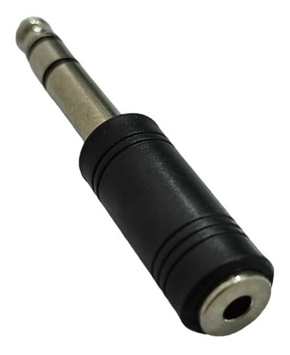 Adaptador Conector Plug Estereo Hembra 3.5mm A 6.5mm Macho 