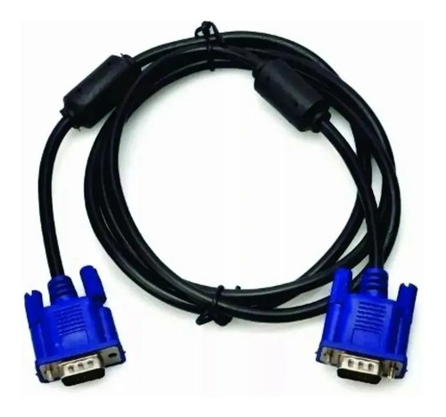 Imagen 1 de 4 de Cable Vga Macho/macho Con Filtro Monitor Lcd Pc 1.5m X 10u