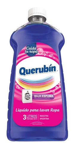 Querubín Jabón Liquido Para Lavar Ropa 3 Litros 