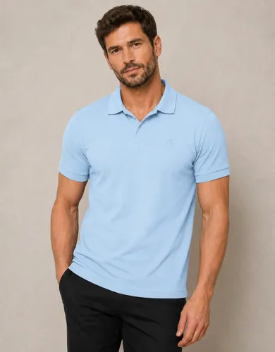 Camiseta Polo Masculina Piquet Confortável