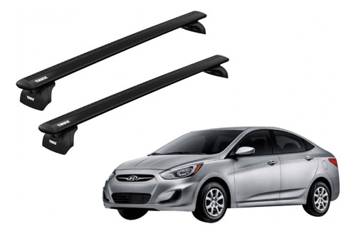 Barras Thule Hyundai I25 12-17 Pf / Wingbar Black