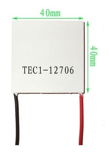 Placa Peltier Tec1-12706 40x40mm