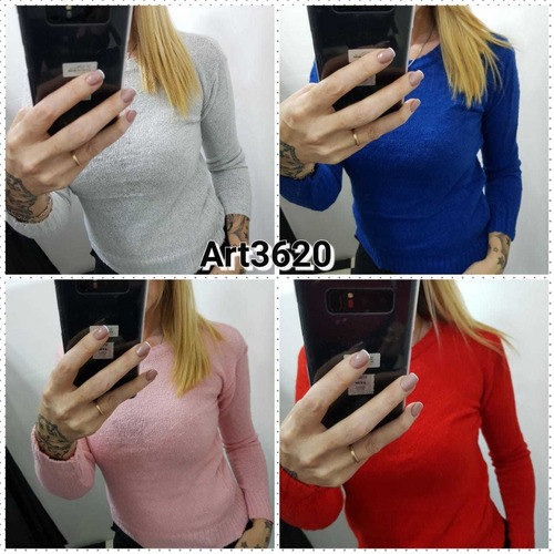 Sweaters De Mujer Bien Abrigados Invierno 2018 Stampa Woman