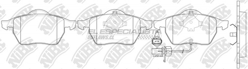 Pastillas De Freno Volkswagen Passat 2.3 1998 Nibk Delantera