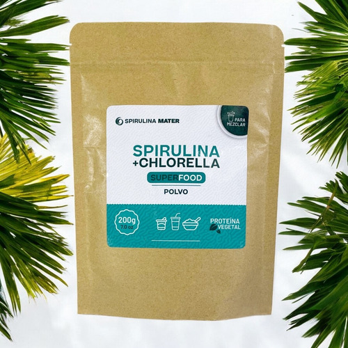 Bolsa De Spirulina + Chlorella 200gr