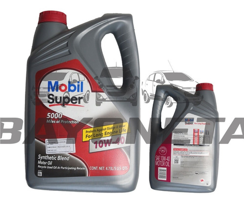 Aceite Sentra Mobil 10w-40 Original Sintetic Mobil Americano