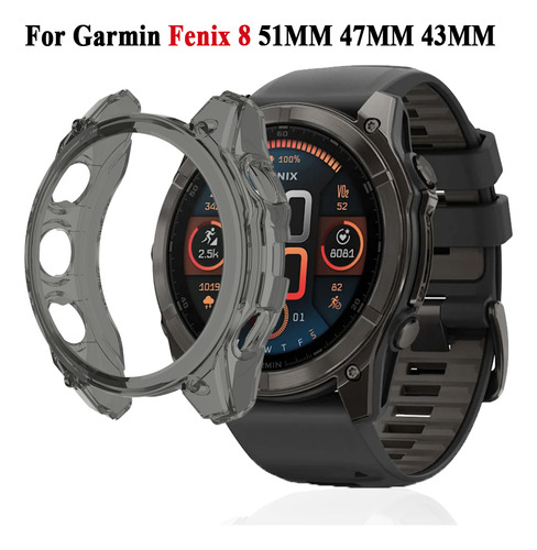 C Nueva Funda Protectora De Tpu Para Garmin Fenix 8 47mm