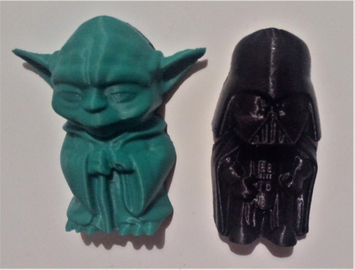 Imanes Star Wars (yoda Y Darth Vader)