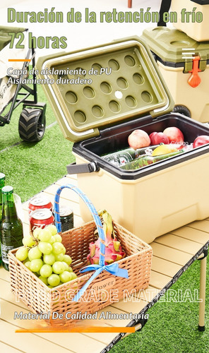 Nevera Rígida De 16l Refrigeración 72 Horas Aspecto Retro
