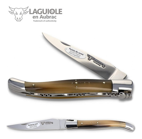 Laguiole En Aubrac Cuchillo Artesanal 12 Cm L0212pcif Punta
