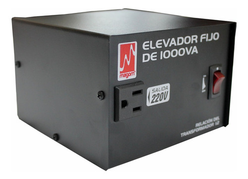 Elevador De Voltaje De 110 A 220vac 1000w Magom 