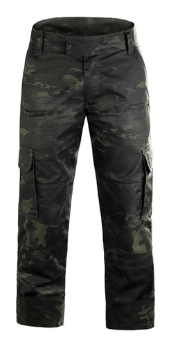 Calça Masculina Cargo Reforçada Ripstop Com Proteção Uv50+