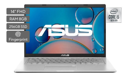 Portátil Asus X415 Core I5 8gb 256gb Ssd 14 Fhd W11original Color Transparent Silver